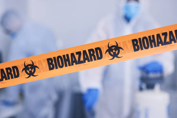 Professional Biohazard technician working in Sparta, NJ